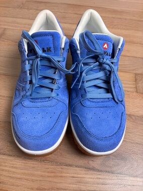 Airwalk Work Mongo Composite Toe Industrial Shoe Blue Suede 10 Wide Womens